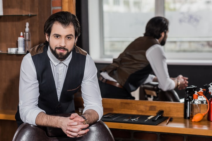 Barber at Barbershop