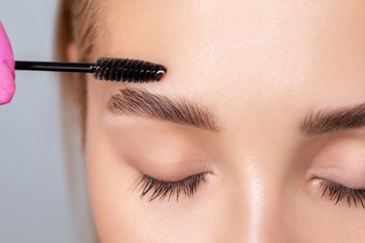 Caring for brow lamination 