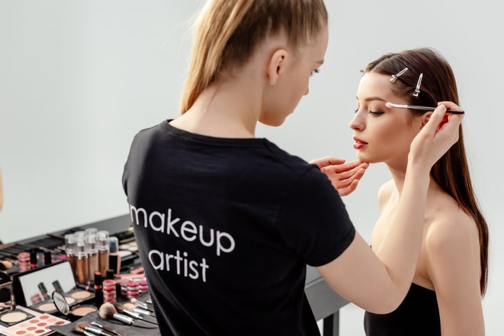 Makeup Artist at work