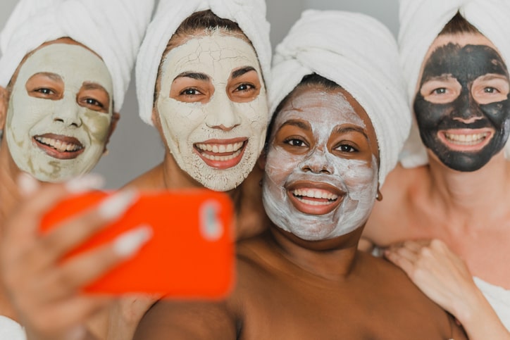 Women Friends at a Spa