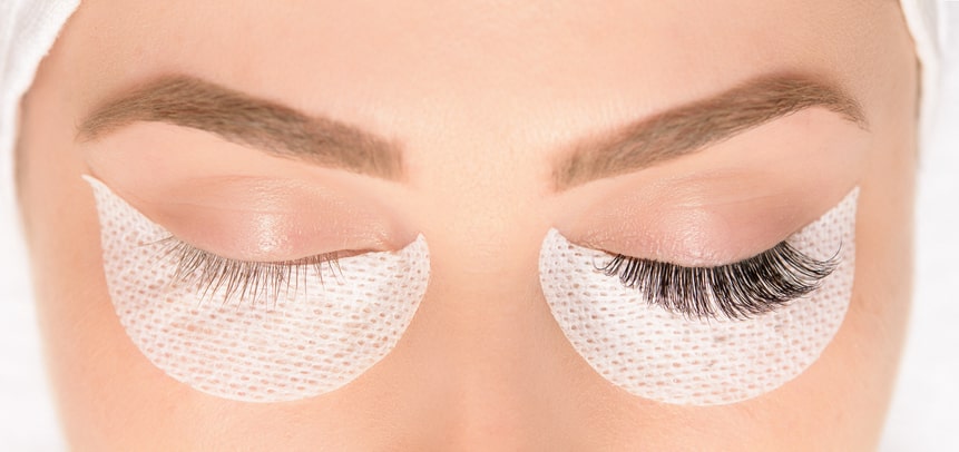 eyelashes from eyelash extension kit