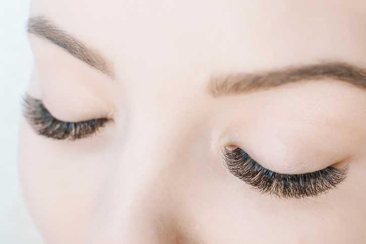 Woman With Best Fake Eyelashes On